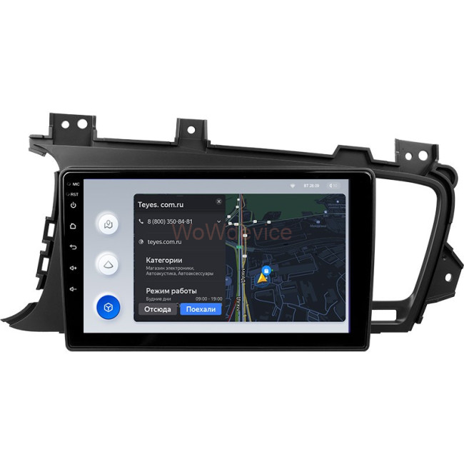 Штатная магнитола Teyes X1 4G 2/32 Kia Optima 3 TF (2010-2015) F1