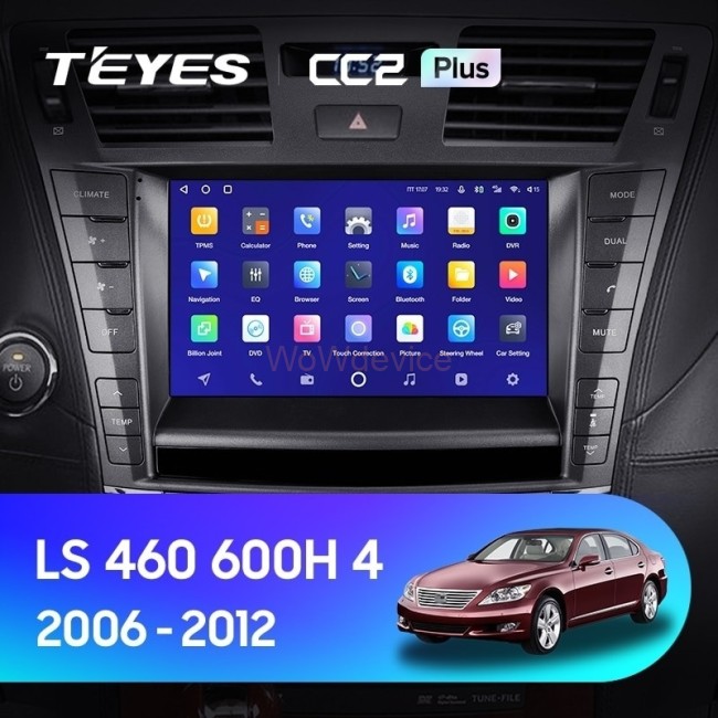 Штатная магнитола Teyes CC2L Plus 2/32 Lexus LS460 LS600H XF40 4 (2006-2012) (A)