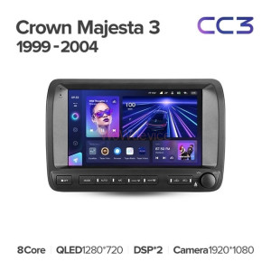 Штатная магнитола Teyes CC3 6/128 Toyota Crown Majesta 3 S170 (1999-2004)