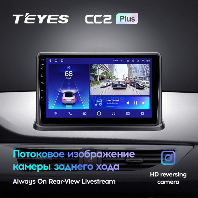Штатная магнитола Teyes CC2 Plus 4/32 Changan Alsvin V7 (2014-2018)
