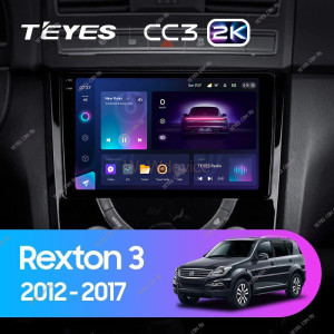 Штатная магнитола Teyes CC3 2K 3/32 SsangYong Rexton Y290 3 (2012-2017)