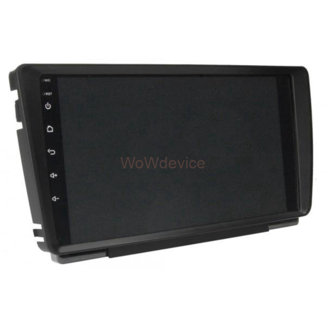 Рамка магнитолы 9.0" (цв.Черный) для SKODA Octavia (1Z) 2004-2013, Yeti 2009-2017