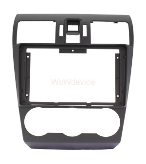 Рамка магнитолы v.3 9.0" (Черный) для SUBARU Forester 2015-2018; Impreza, XV 2015-2017