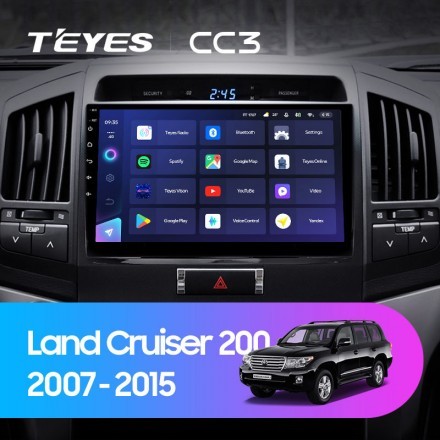 Штатная магнитола Teyes CC3 3/32 Toyota Land Cruiser 200 (2007-2015)