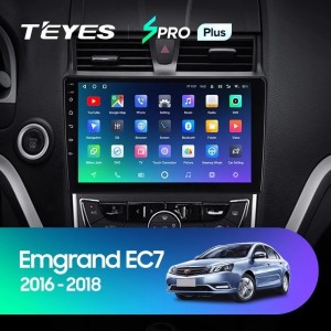 Штатная магнитола Teyes SPRO Plus 4/64 Geely Emgrand EC7 (2016-2018)