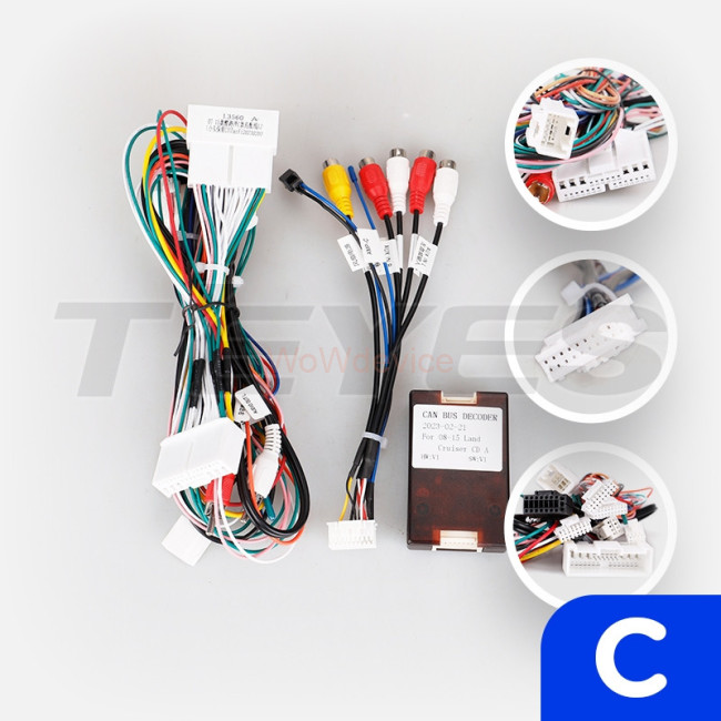 Установочный комплект Teyes для Toyota Land Cruiser 11 200 (2007-2015) F2 Тип-C