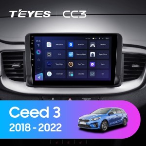 Штатная магнитола Teyes CC3 4/64 Kia Ceed (2018-2021)