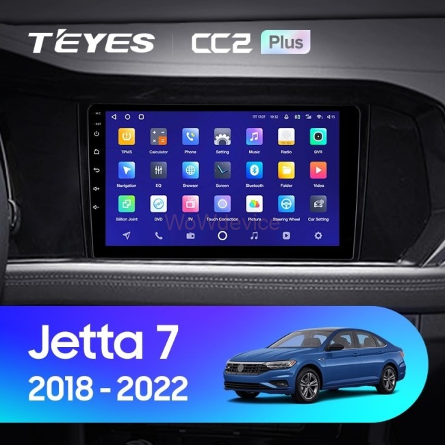 Штатная магнитола Teyes CC2 Plus 6/128 Volkswagen Jetta 7 (2018-2022)