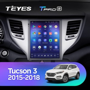 Штатная магнитола Tesla style Teyes TPRO 2 4/64 Hyundai Tucson 3 2015-2018 Тип-А