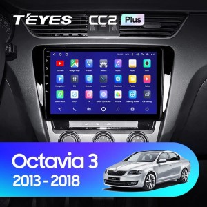 Штатная магнитола Teyes CC2 Plus 3/32 Skoda Octavia 3 A7 (2013-2018) Тип-A