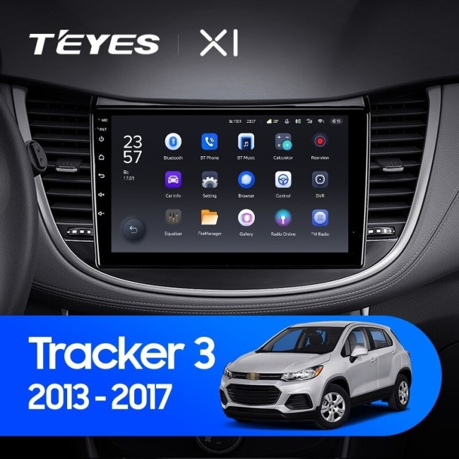 Штатная магнитола Teyes X1 4G 2/32 Chevrolet Tracker 3 (2013-2017) F2