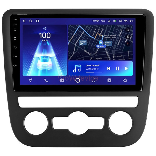 Установочный комплект Teyes для Volkswagen Scirocco 3 III Mk3 (2008-2014) F2 (черная)