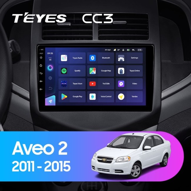 Штатная магнитола Teyes CC3 3/32 Chevrolet Aveo 2 (2011-2015)