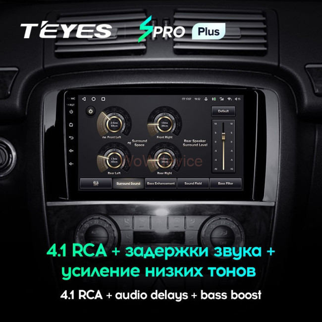 Штатная магнитола Teyes SPRO Plus 6/128 Mercedes Benz R-Class W251 R280 R300 R320 (2005-2009)