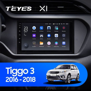 Штатная магнитола Teyes X1 4G 2/32 Chery Tiggo 3 (2016-2018)