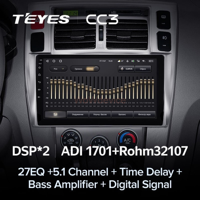 Штатная магнитола Teyes CC3 360 6/128 Hyundai Tucson 1 (2004-2009)