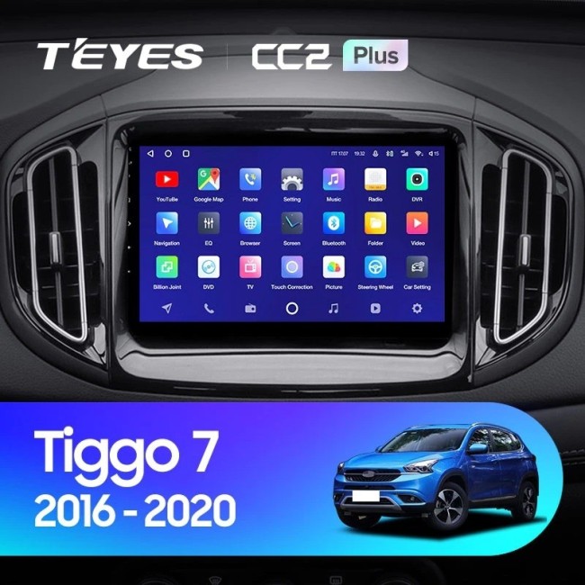Штатная магнитола Teyes CC2L Plus 1/16 Chery Tiggo 7 (2016-2020) F1