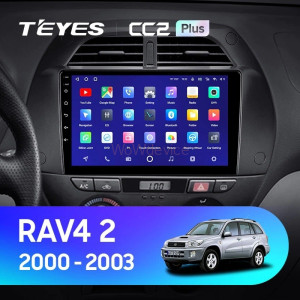 Штатная магнитола Teyes CC2 Plus 6/128 Toyota RAV4 2 CA20 (2000-2003)
