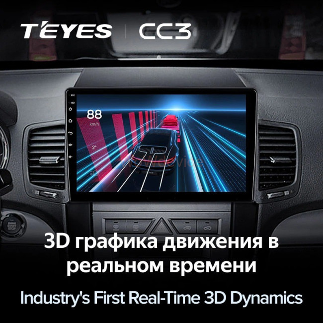 Штатная магнитола Teyes CC3 6/128 Kia Sorento 2 XM (2009-2012) Тип-B