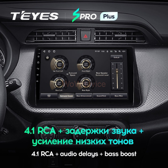 Штатная магнитола Teyes SPRO Plus 6/128 Nissan Kicks P15 (2017-2021)