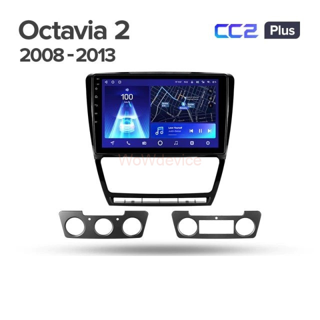 Штатная магнитола Teyes CC2 Plus 3/32 Skoda Octavia II (2008-2013)