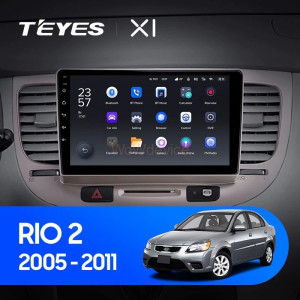 Штатная магнитола Teyes X1 4G 2/32 Kia Rio 2 (2005-2011)