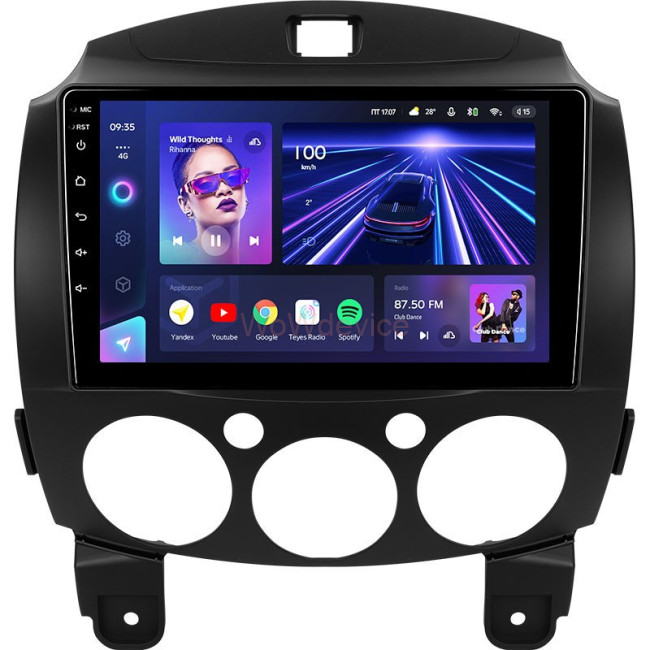 Штатная магнитола Teyes CC3 4/64 Mazda 2 DE (2007-2014) Штатная магнитола Teyes CC3 4/64 Mazda 2 DE (2007-2014)