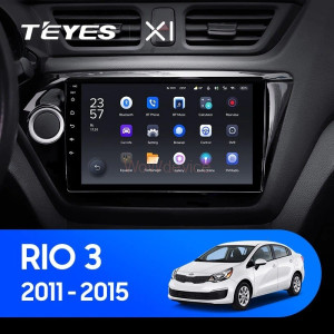 Штатная магнитола Teyes X1 4G 2/32 Kia RIO 3 (2011-2016)