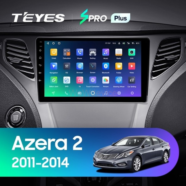 Штатная магнитола Teyes SPRO Plus 4/32 Hyundai Azera 2 (2011-2014)