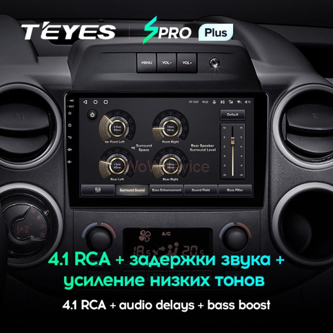 Штатная магнитола Teyes SPRO Plus 3/32 Citroen Berlingo 2 B9 (2008-2019)