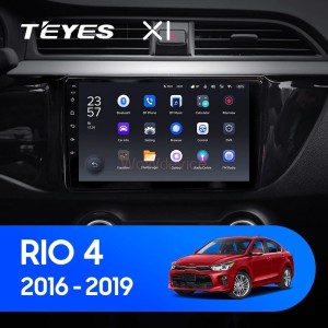 Штатная магнитола Teyes X1 4G 2/32 Kia RIO 4 (2016-2019) Тип-A