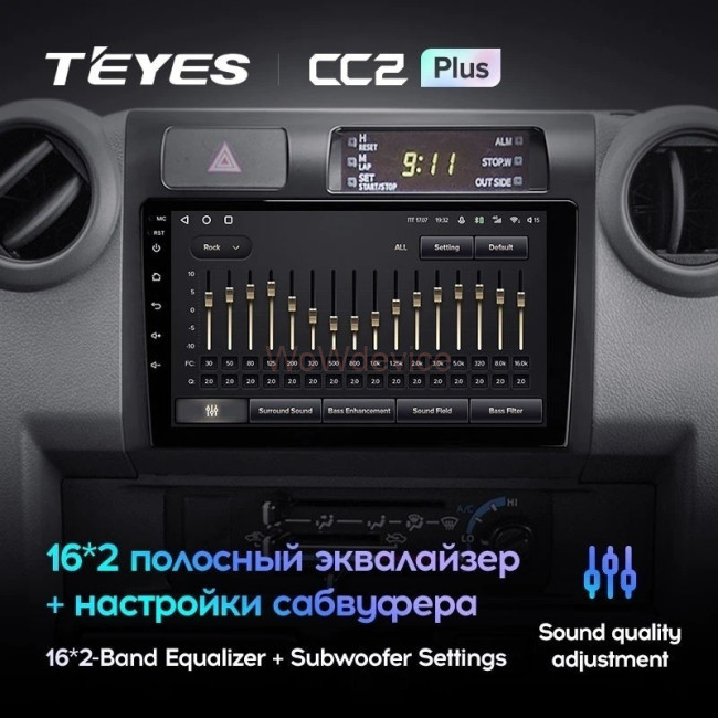 Штатная магнитола Teyes CC2L Plus 2/32 Toyota Land Cruiser 70 Series LC 79 (2007-2020) Штатная магнитола Teyes CC2L Plus 2/32 Toyota Land Cruiser 70 Series LC 79 (2007-2020)