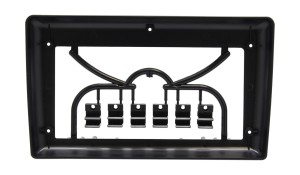 Универсальная рамка для установки ГУ 9" в размер 2DIN [1din]