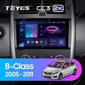 Штатная магнитола Teyes CC3 2K 6/128 Mercedes Benz B-Class T245 (2005-2011)