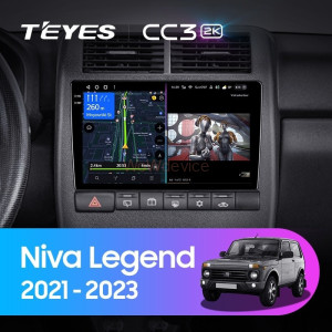 Штатная магнитола Teyes CC3 2K 360 6/128 LADA Niva Legend (2021-2023)