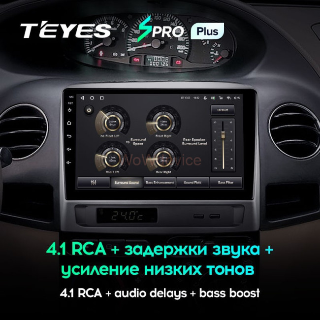 Штатная магнитола Teyes SPRO Plus 4/64 Geely MK 1 (2006-2013)