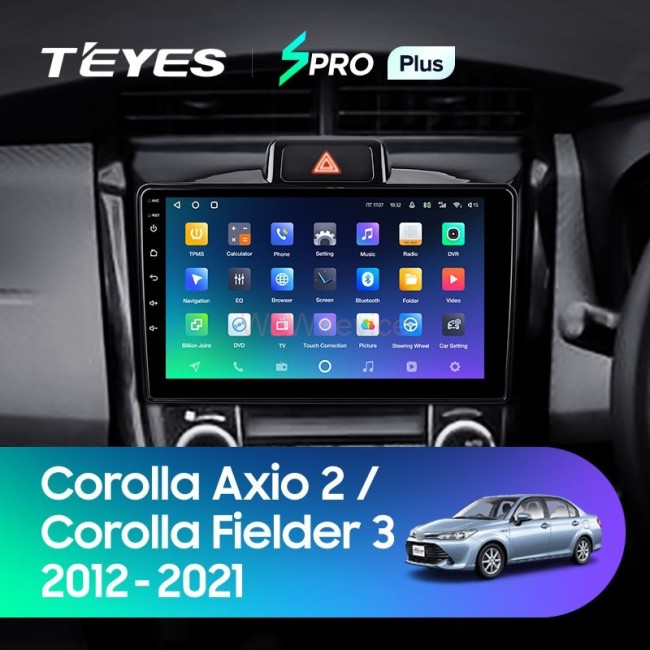Штатная магнитола Teyes SPRO Plus 6/128 Toyota Corolla Axio 2 E160 (2012-2021)