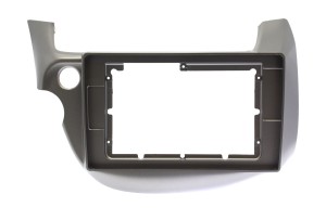 Рамка магнитолы 10.2" (цв.темно-серый) для HONDA Fit, Jazz 2008-2013 Левый руль