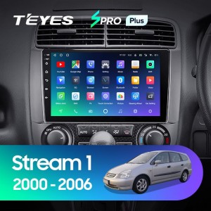 Штатная магнитола Teyes SPRO Plus 6/128 Honda Stream 1 (2000-2006)