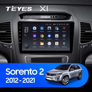 Штатная магнитола Teyes X1 4G 2/32 Kia Sorento 2 II XM (2012-2021) F1