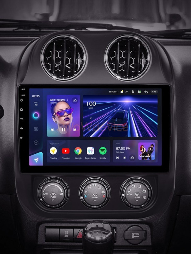 Штатная магнитола Teyes CC3 360 6/128 Jeep Compass 1 MK (2009-2015)