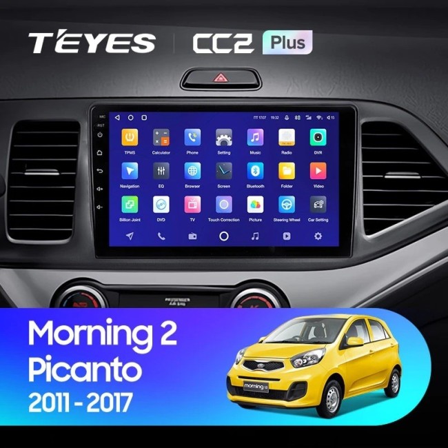 Штатная магнитола Teyes CC2 Plus 3/32 Kia Pikanto (2011-2017)
