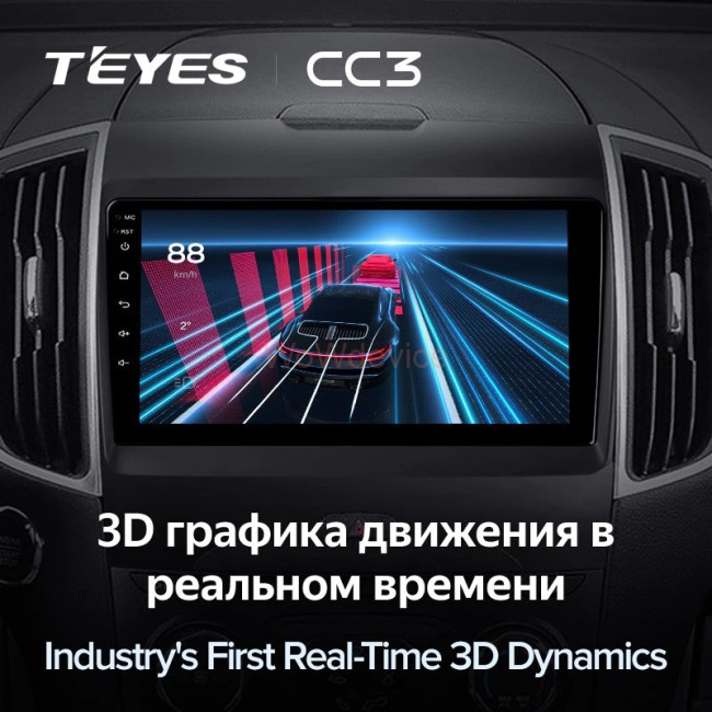 Штатная магнитола Teyes CC3 3/32 Ford Edge 2 (2015-2018) F2