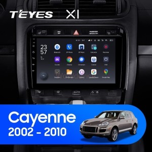 Штатная магнитола Teyes X1 4G 2/32 Porsche Cayenne I 1 9PA (2002-2010)