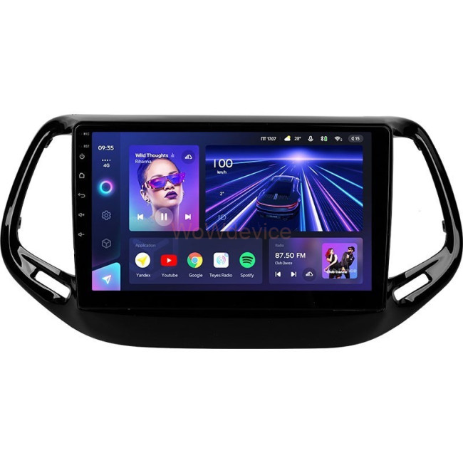 Штатная магнитола Teyes CC3 360 6/128 Jeep Compass 2 MP (2016-2018)