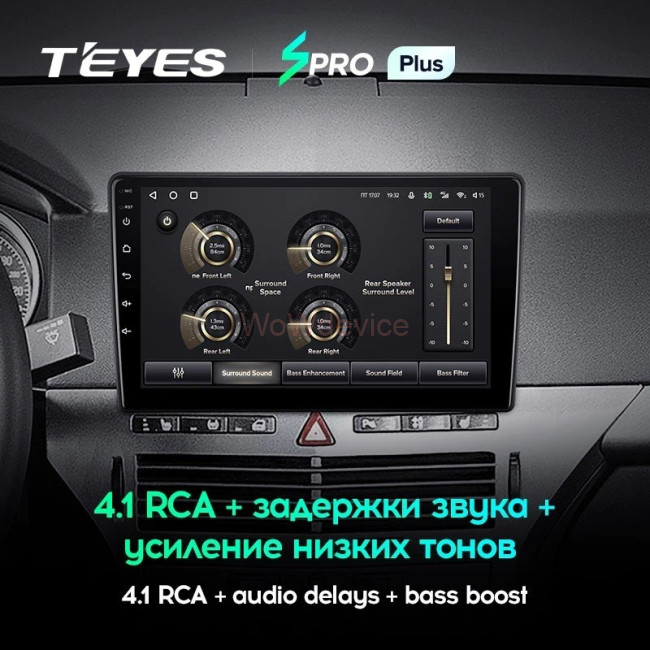 Штатная магнитола Teyes SPRO Plus 3/32 Opel Astra H (2006-2014) F1