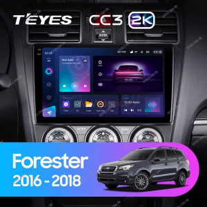 Штатная магнитола Teyes CC3 2K 3/32 Subaru Forester SJ (2015-2018)