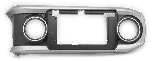 Рамка магнитолы 9.0" (цв.Черный) для TOYOTA Tacoma 2016+ Левый руль / ver.2