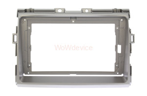 Рамка магнитолы 9.0" (цв.Серый) для TOYOTA Previa 2007+, Tarago 2007-2016; Estima 2006-2016