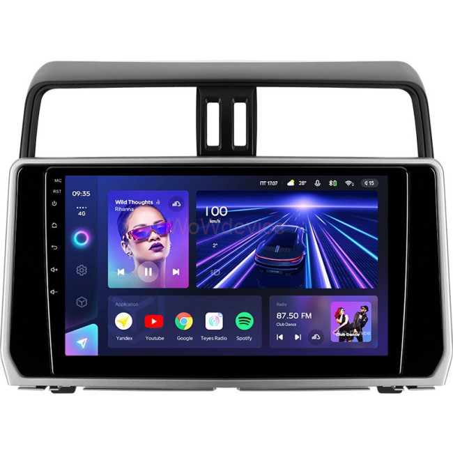 Штатная магнитола Teyes CC3 3/32 Toyota Land Cruiser Prado 150 (2017-2021)